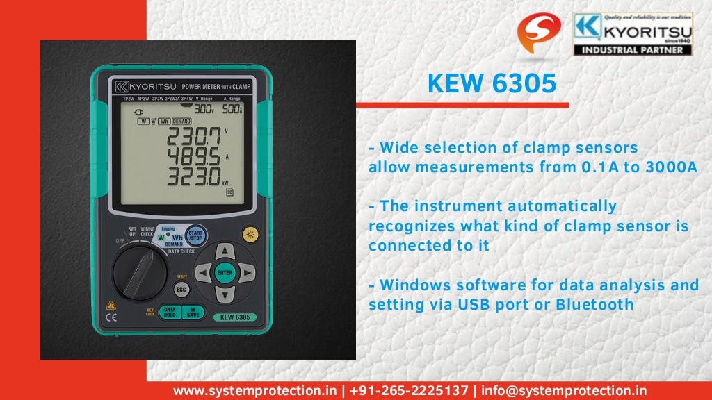 Kyoritsu power meter kew 6305
