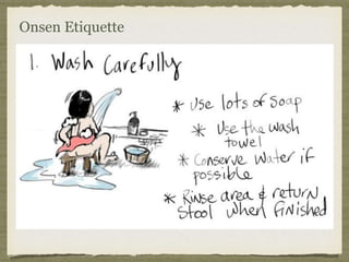 Onsen Etiquette
 