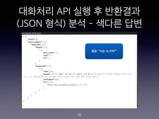 ???? API ?? ? ????
(JSON ??) ?? - ??? ??
165
??: ?? ????
 
