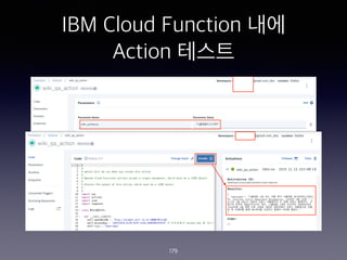 IBM Cloud Function ??
Action ???
179
 