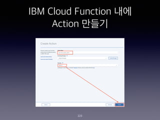 IBM Cloud Function ??
Action ???
223
 