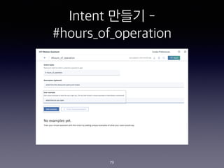 Intent ??? -
#hours_of_operation
79
 