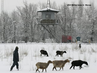 USA Militar base in  Manas 