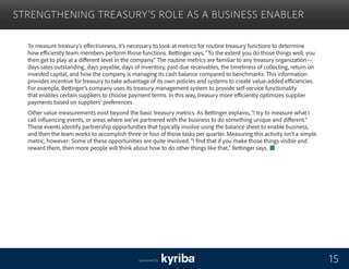 Kyriba: The CFO Perspective - The Strategic Value of Treasury