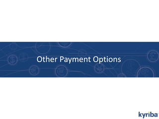 Other Payment Options

 