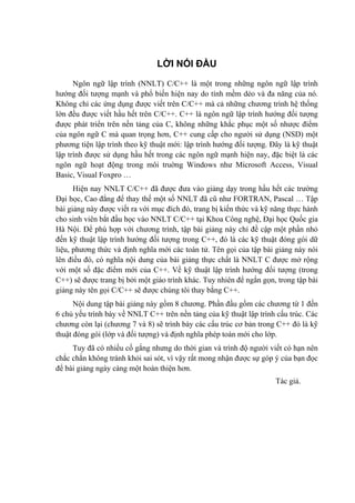 Ky thuat lap trinh c++ | PDF