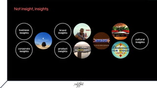 First
Let’s remove some preconceptions about the insight
 