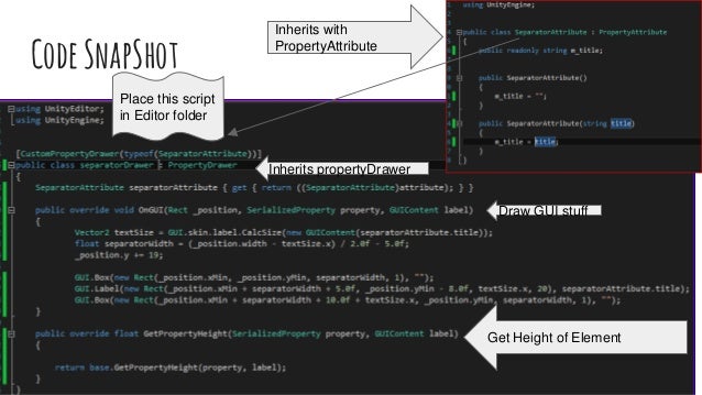 Extending Unity3d Editor