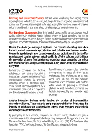The Ten Steps Towards Metaverse Interoperability | PDF