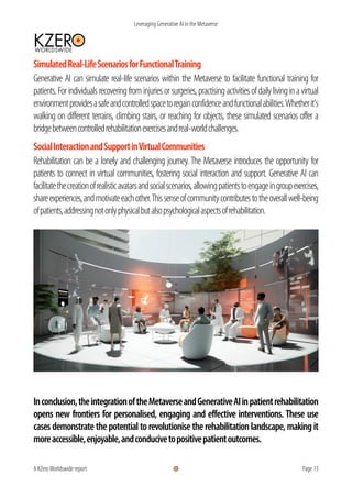 Leveraging Generative AI in the Metaverse: Healthcare | PDF