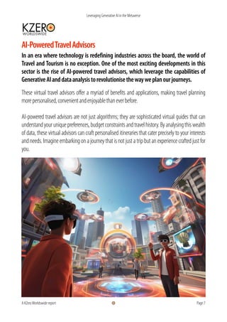 Leveraging Generative AI in the Metaverse: Travel and Tourism | PDF