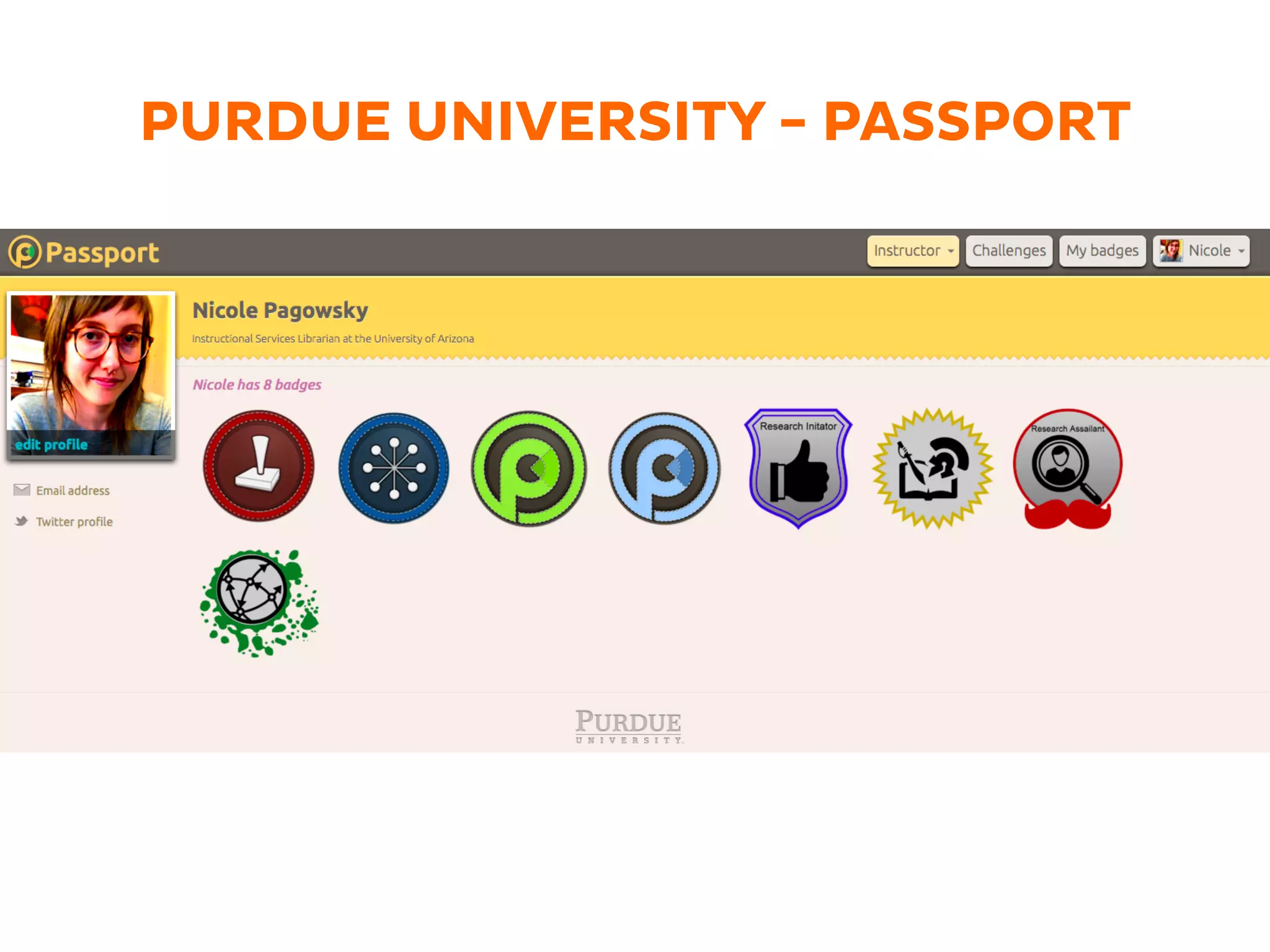 PURDUE UNIVERSITY - PASSPORT
 