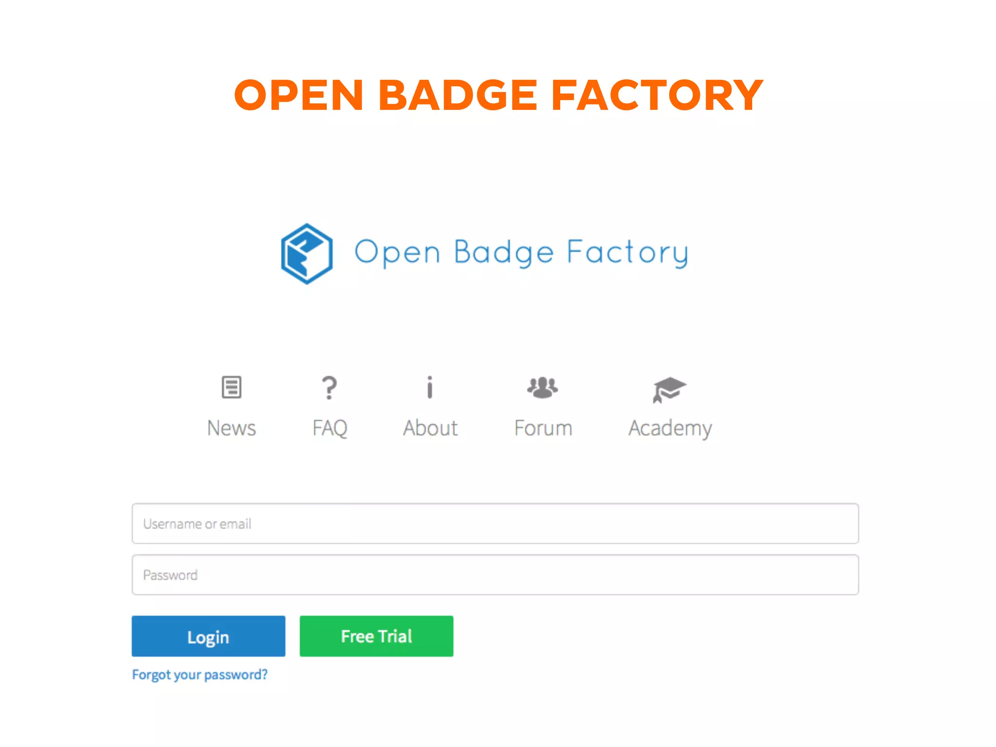 OPEN BADGE FACTORY
 