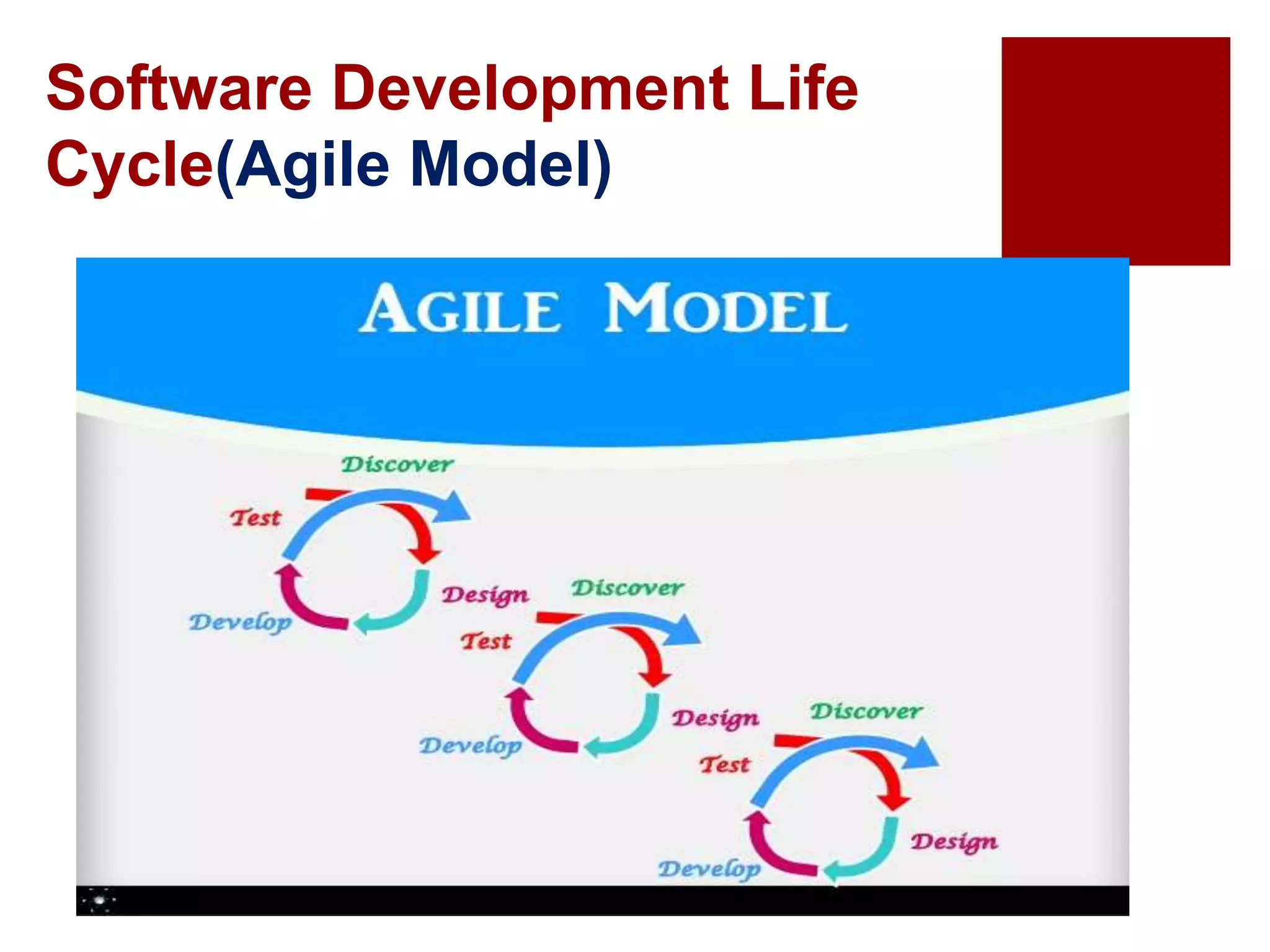 Software Development Life
Cycle(Agile Model)
 