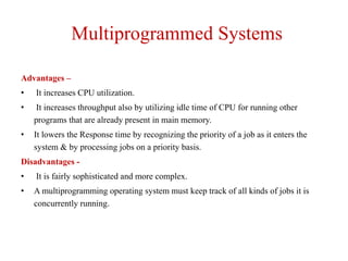 Types of operating system................. | PPT
