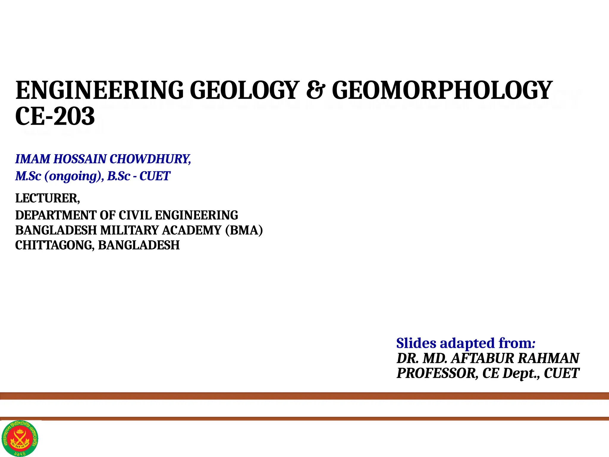 L-1. Introduction to Engineering Geology.pptx