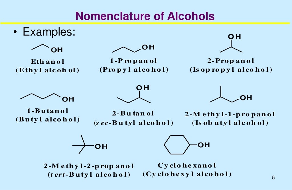 L 10 alcoholsstructure_nomenclature_classification_etc_pch217_2013_2…