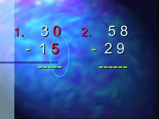 11.. 33 00 22.. 5 85 8
-- 11 55 -- 2 92 9
----- ----------- ------
 