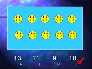 1313 1111 99 1010
AA BB CC DD
 