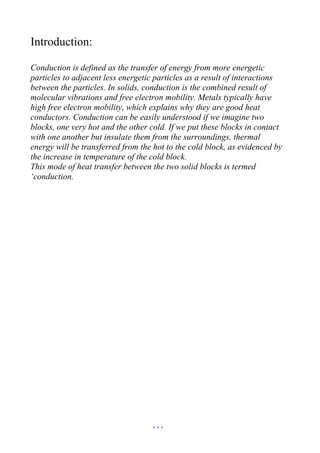 Linear heat conduction | PDF