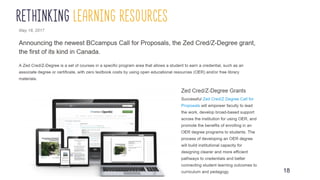 27
Adapt / adopt
an existing
OER for your
course
ADAPTATION / ADOPTION
• Textbooks for high-enrolment first and second yea...