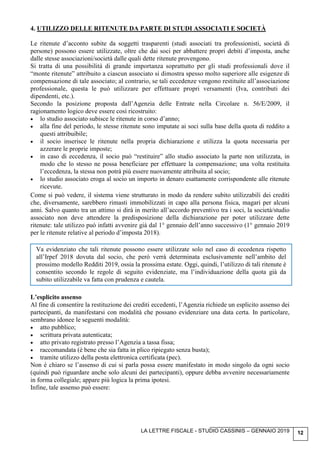 Lettera di compensazione credito debito