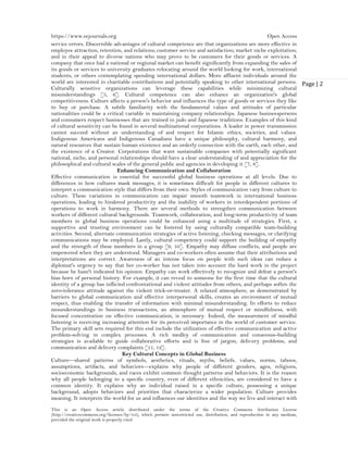 Cultural Competence in Global Business Operations (www.kiu.ac.ug) | PDF