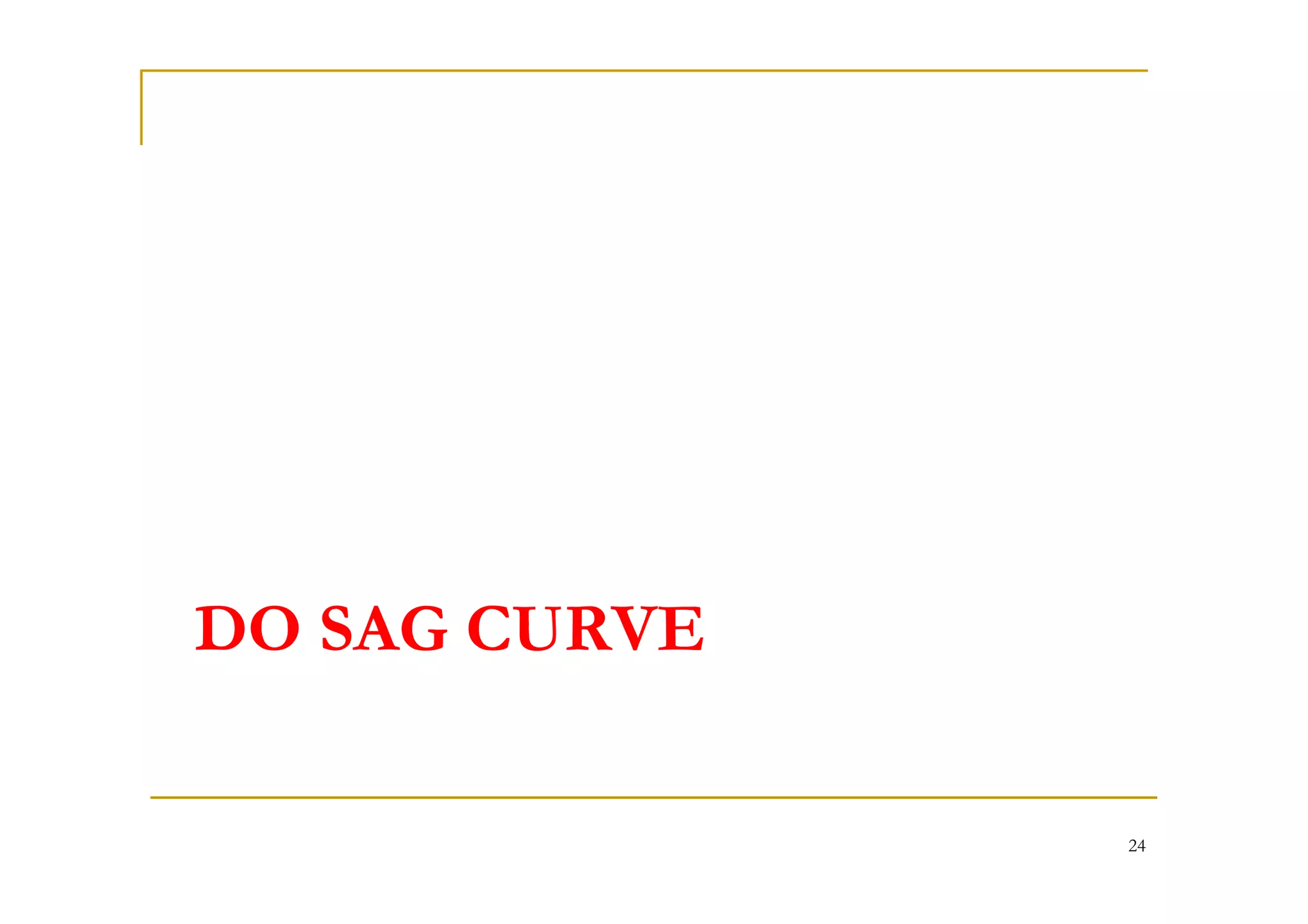 DO SAG CURVE
24
 