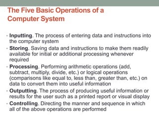 L 2 basic computer organization | PPTX