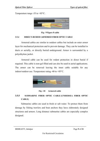 Types of optical fiber | PDF