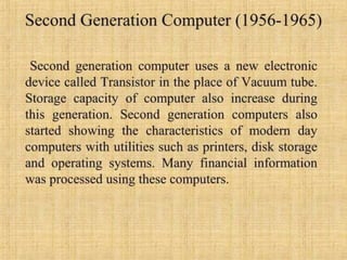 L-4 BCE Generations of Computers final.ppt
