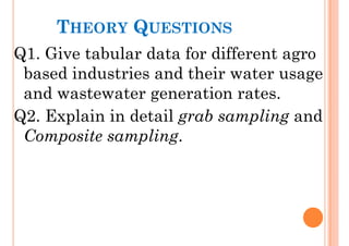 L 4 characterization of industrial waste and sampling | PDF