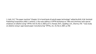 lecture pdf on paper and pulp industry and its associated contents. | PDF