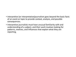Types of reporting ppt used to gain information | PPT