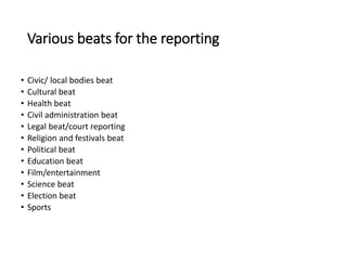 Types of reporting ppt used to gain information | PPT