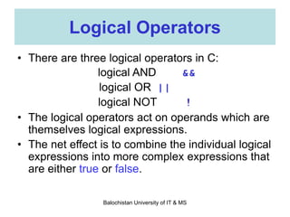 Arithmetic Operator in C | PPT