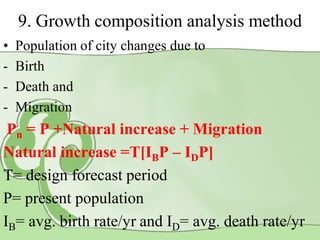 L 7 population forecasting | PDF