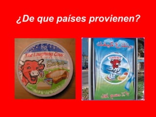 ¿De que países provienen? 