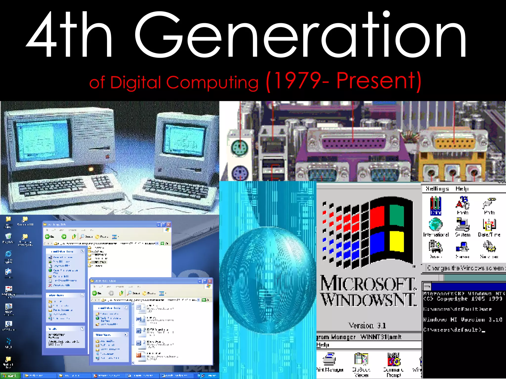 of Digital Computing  (1979- Present)  4th Generation  