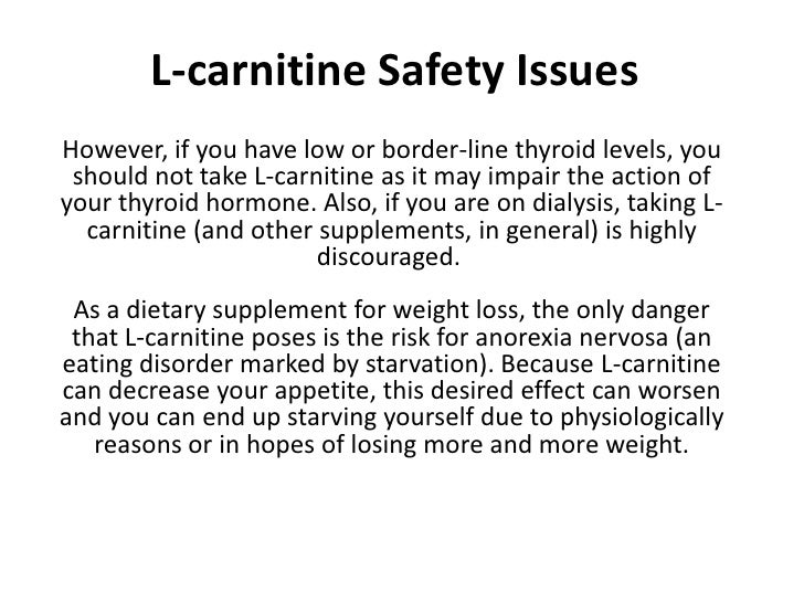 L carnitine
