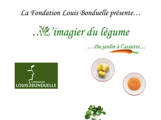 La Fondation Louis Bonduelle présente…

   …L’imagier du légume
                     …Du jardin à l’assiette…
 