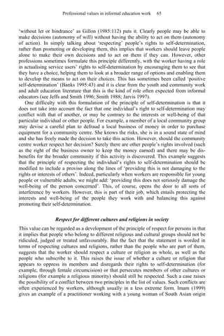 L. Richardson Principles and Practice of Informal Education Learning ...