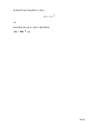 áp dụng kết quả trong phần 4.1, được:
với
98/282
 