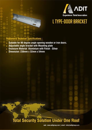 L type-door-bracket