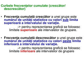 Date elementare si sistematizarea lor - statistica