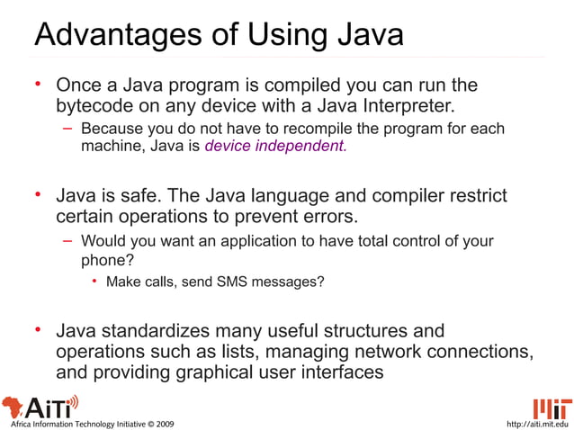 An introduction to java programming language forbeginners(java ...