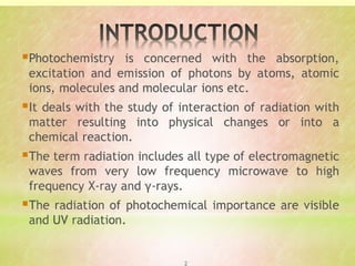 CHEMISTRY PHOTO CHEMISTRY
2
 