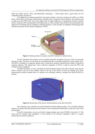 A Comparative Study on 4G and 5G Technology for Wireless Applications | PDF