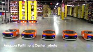 Amazon Fulfilment Center robots
 