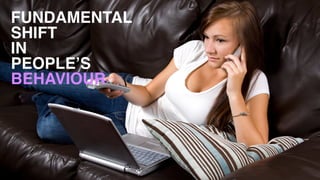 FUNDAMENTAL 
SHIFT
IN 
PEOPLE’S 
BEHAVIOUR
 